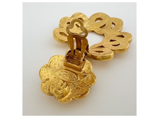 Orecchini a clip dorati Chanel D'oro - vista 3