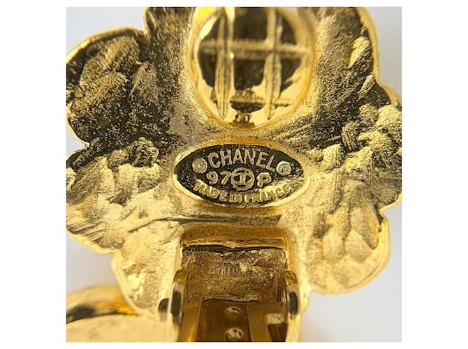 Orecchini a clip dorati Chanel D'oro - vista 5