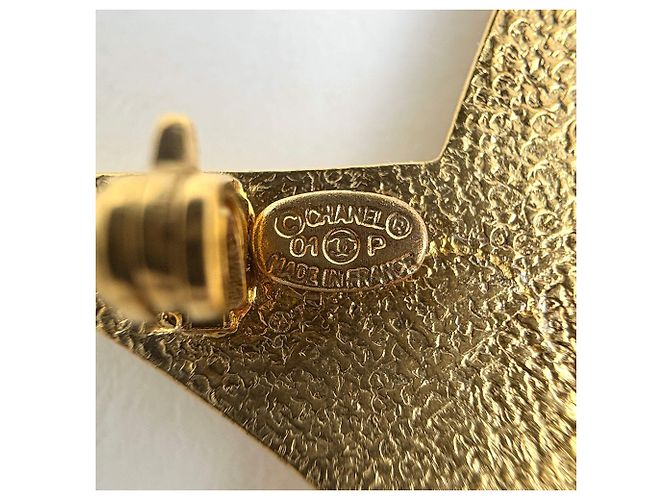 Chanel Coco Mark Star Brosche Golden - Ansicht 4
