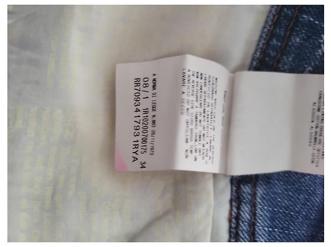 John Galliano Vaqueros slim fucsia lavados Rosa - vista 5