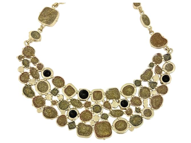 Collana Chanel Coco Mark Color Stone Multicolore D'oro - vista 2