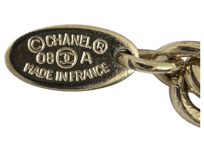 Collana Chanel Coco Mark Color Stone Multicolore D'oro - vista 6