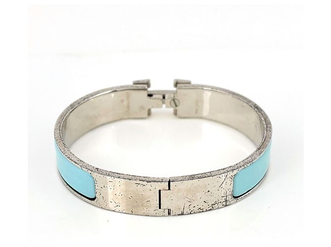 Hermès Pulsera Charm Hermes Plata - vista 3
