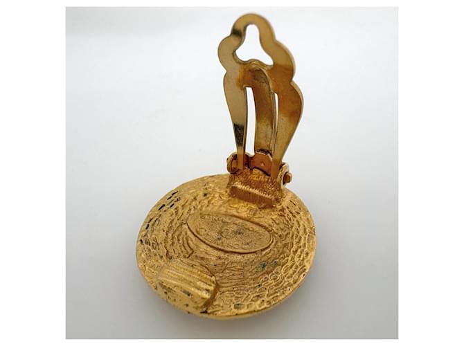 Orecchini a clip Chanel Coco Mark D'oro - vista 3