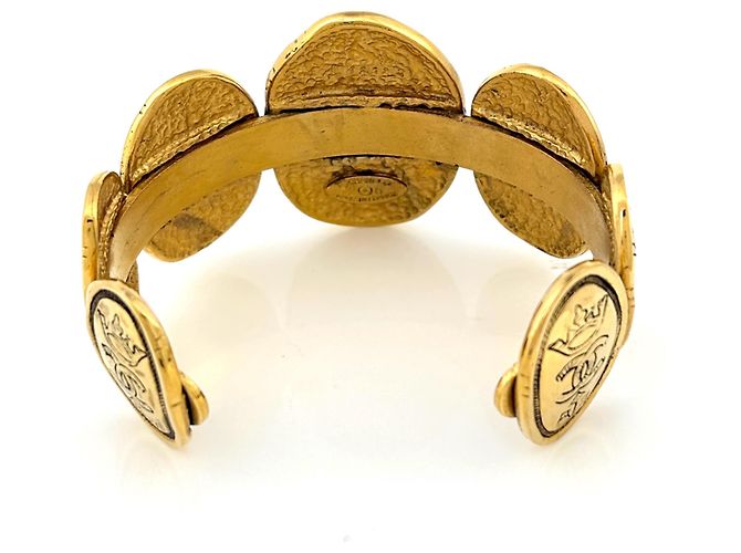 Timeless Bracciale rigido Chanel Coco Mark GP Gold D'oro - vista 3