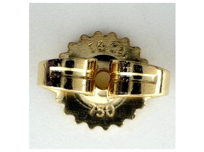 Orecchini a lobo Daisy di Tiffany & Co. in oro giallo 18K - vista 4
