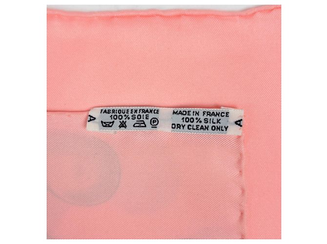 Hermès Hermes Carre 90 Cannes & Pommeaux Schal Pink Mehrfarben - Ansicht 2