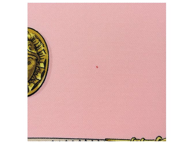 Hermès Hermes Carre 90 Cannes & Pommeaux Schal Pink Mehrfarben - Ansicht 3