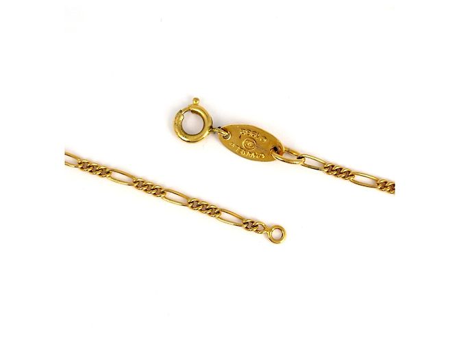 Collana Chanel placcata oro D'oro - vista 3