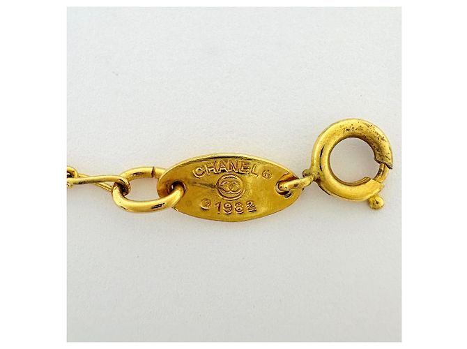 Collana Chanel placcata oro D'oro - vista 4