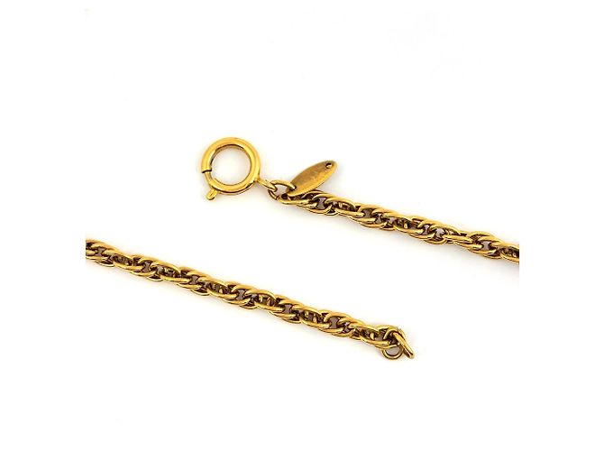 Collana Chanel placcata oro con logo Coco D'oro - vista 3