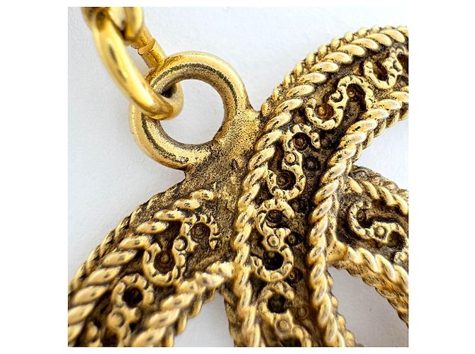 Collana Chanel placcata oro con logo Coco D'oro - vista 5