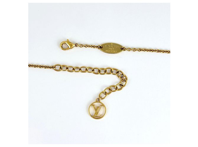 Collana L to V Louis Vuitton Argento D'oro - vista 3