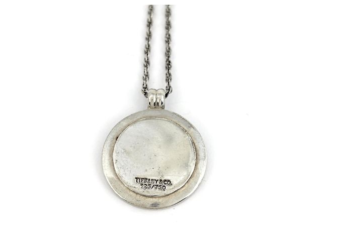 Tiffany & Co. Vintage Coin Halskette Silber Golden - Ansicht 2