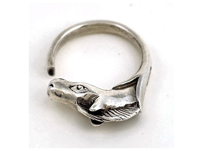 Ring Hermès Anillo de banda en plata 925 Hermes - vista 2