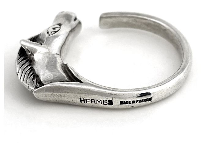 Ring Hermès Anillo de banda en plata 925 Hermes - vista 3