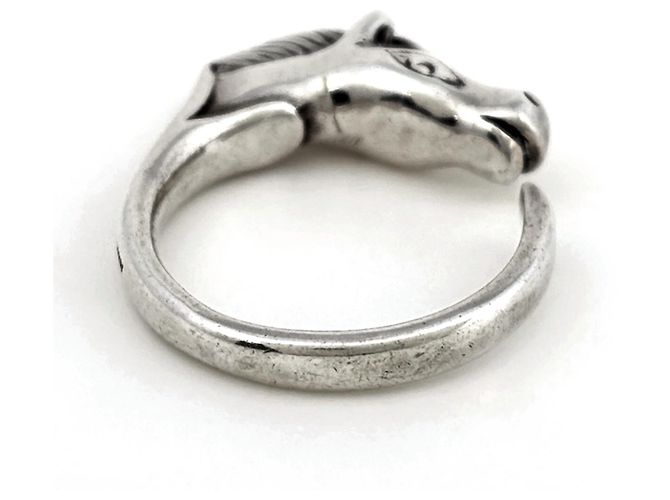 Ring Hermès Anillo de banda en plata 925 Hermes - vista 4