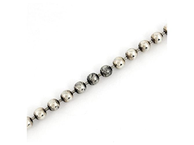 Collana Gucci Interlocking G Heart Argento - vista 3