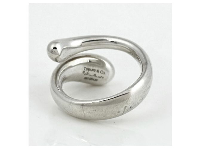 Elsa Peretti Anillo Tiffany & Co. en forma de gota alargada Plata - vista 4