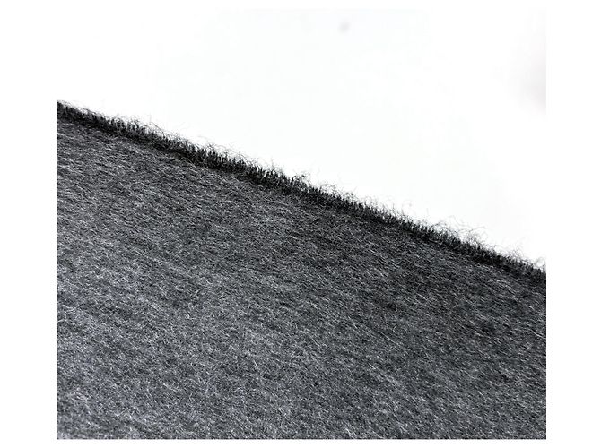 Hermès Stola in cashmere nero Hermes - vista 4