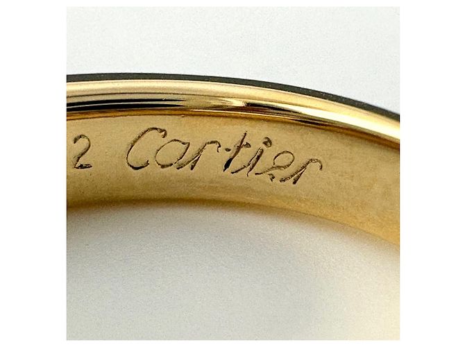 Anello Ellipse di Cartier in oro giallo con zaffiro - vista 6