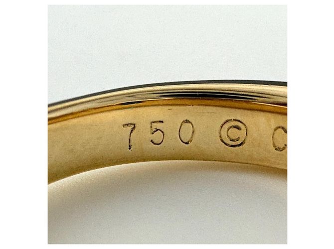 Anello Ellipse di Cartier in oro giallo con zaffiro - vista 8