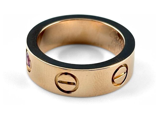 Anello Love di Cartier in oro rosa - vista 3