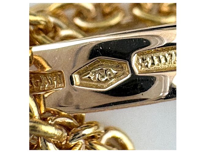 Bulgari Collana con pendente Bvlgari Allegra in oro giallo 18K - vista 4