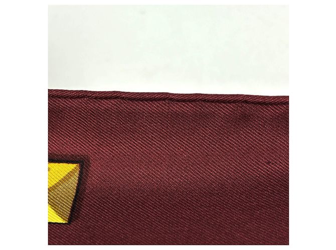 Hermès Pañuelo de seda Hermes Carre 90 Key Pattern Multicolor Crudo - vista 3