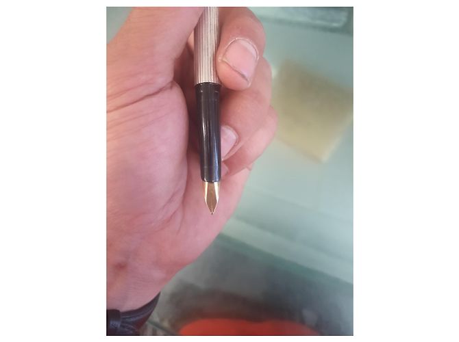 Montblanc Meisterstück Penna Stilografica Argento 925 Nero Silver hardware - vista 5