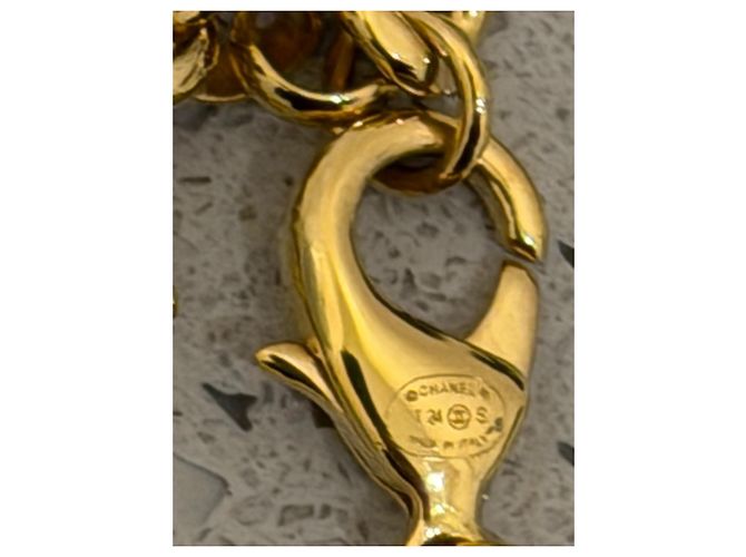 Timeless Chanel 24S Faux Pearl CC Station Halskette Weiß Golden - Ansicht 2