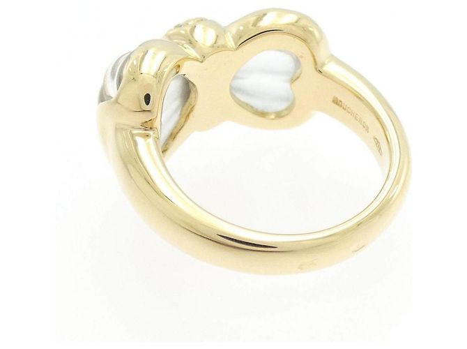 Boucheron Rock Crystal Au750 Diamond Ring Size 8 Ring Golden - Ansicht 3