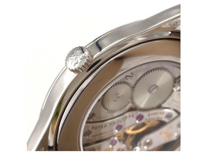 Patek Philippe Calatrava Weißgold Blau - Ansicht 3
