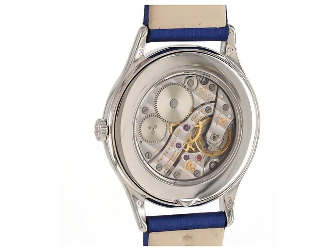 Patek Philippe Calatrava Weißgold Blau - Ansicht 5