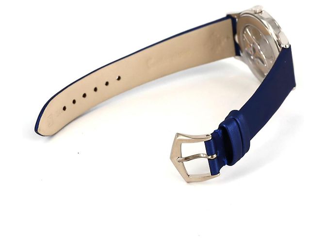Patek Philippe Calatrava Weißgold Blau - Ansicht 6