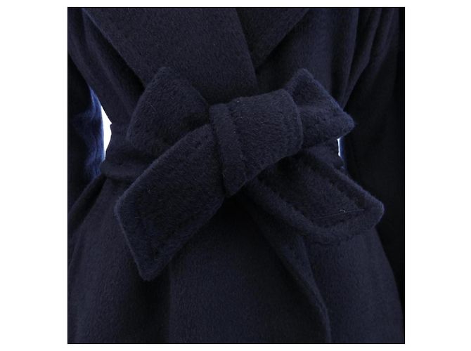 Cappotto Camel Manuela Max Mara Blu Blu navy - vista 7