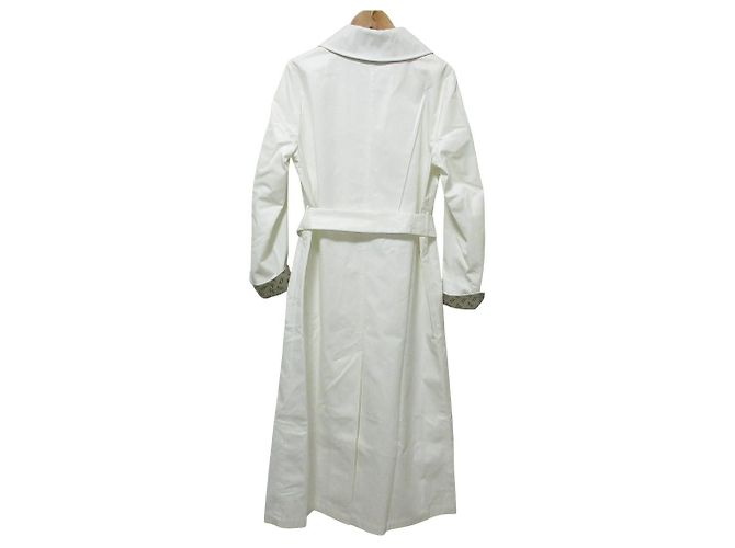 Autre Marque Abrigo con cinturón de la colección Rain de Herno Blanco - vista 2