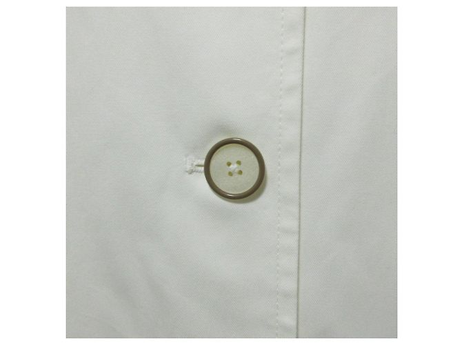 Autre Marque Abrigo con cinturón de la colección Rain de Herno Blanco - vista 5