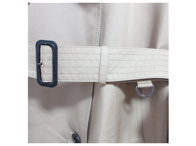Autre Marque Sobretudo longo xadrez com cinto Aquascutum Bege - vista 6