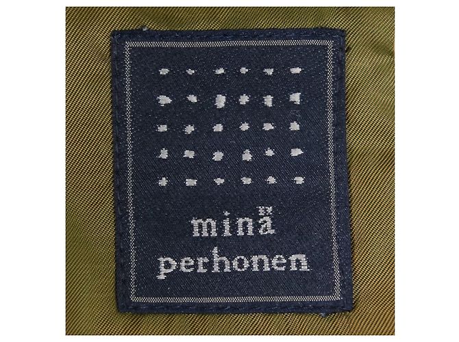 Autre Marque Abrigo largo de pana mina perhonen tambourine grande Castaño - vista 12