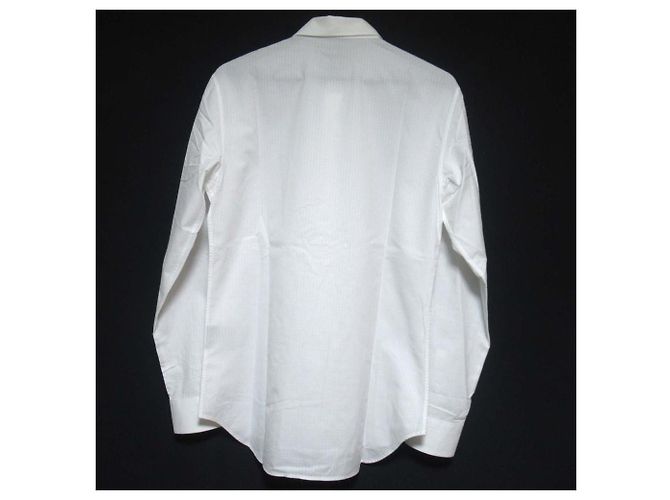 Camicia a maniche lunghe Dior Homme Cannage Bianco - vista 2