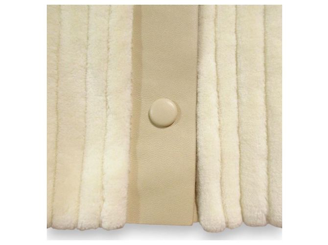 Autre Marque Chaqueta DES PRES Wide Ridge Pile Jacket Blanco Crudo - vista 4