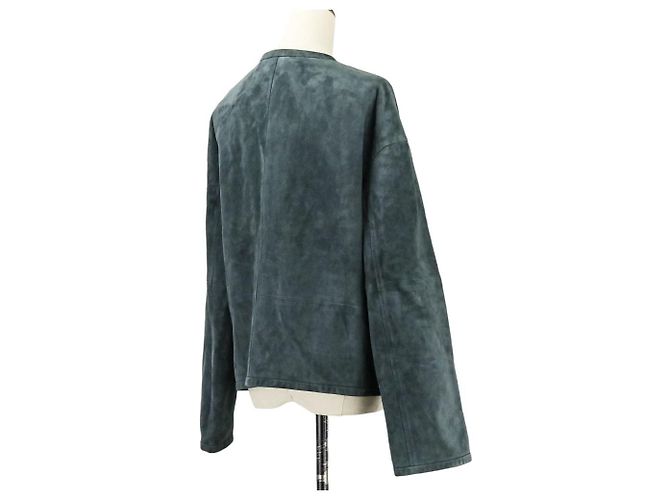 Autre Marque Chaqueta de ante de cabra GALERIE VIE Azul Azul marino - vista 5