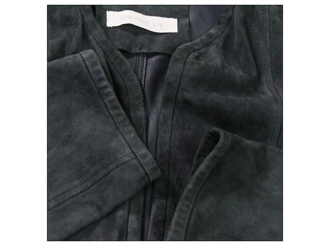 Autre Marque Chaqueta de ante de cabra GALERIE VIE Azul Azul marino - vista 6