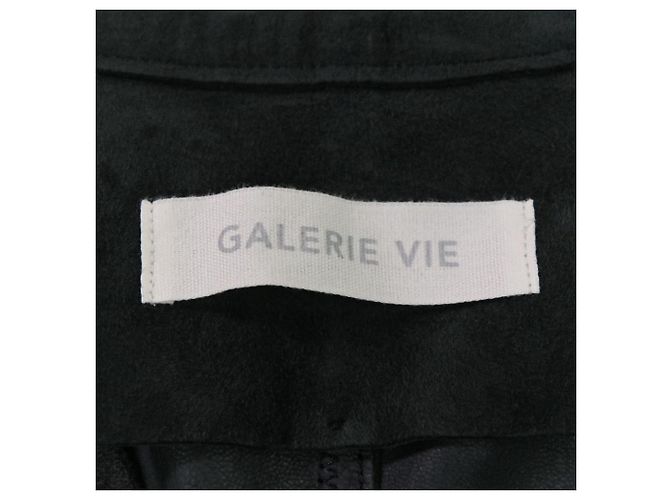 Autre Marque Chaqueta de ante de cabra GALERIE VIE Azul Azul marino - vista 8