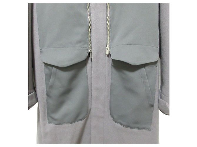Autre Marque Cappotto con collo alto e zip ZUCCa Marrone - vista 4