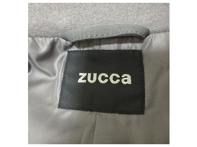 Autre Marque Cappotto con collo alto e zip ZUCCa Marrone - vista 8