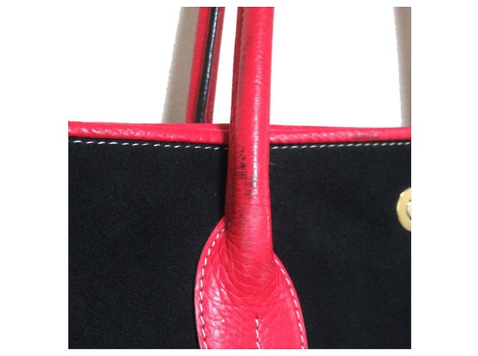 Autre Marque Cisei Wildleder-Tote-Bag Blau - Ansicht 5