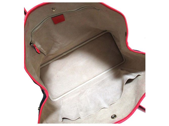 Autre Marque Cisei Wildleder-Tote-Bag Blau - Ansicht 8