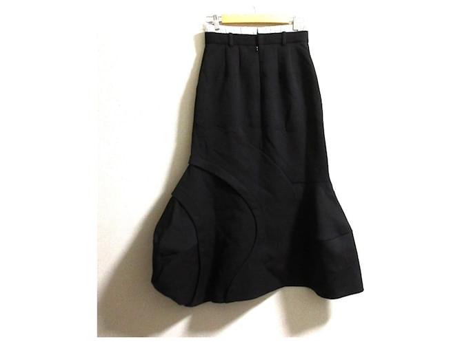 Autre Marque Falda larga ENFOLD Wave Negro - vista 3